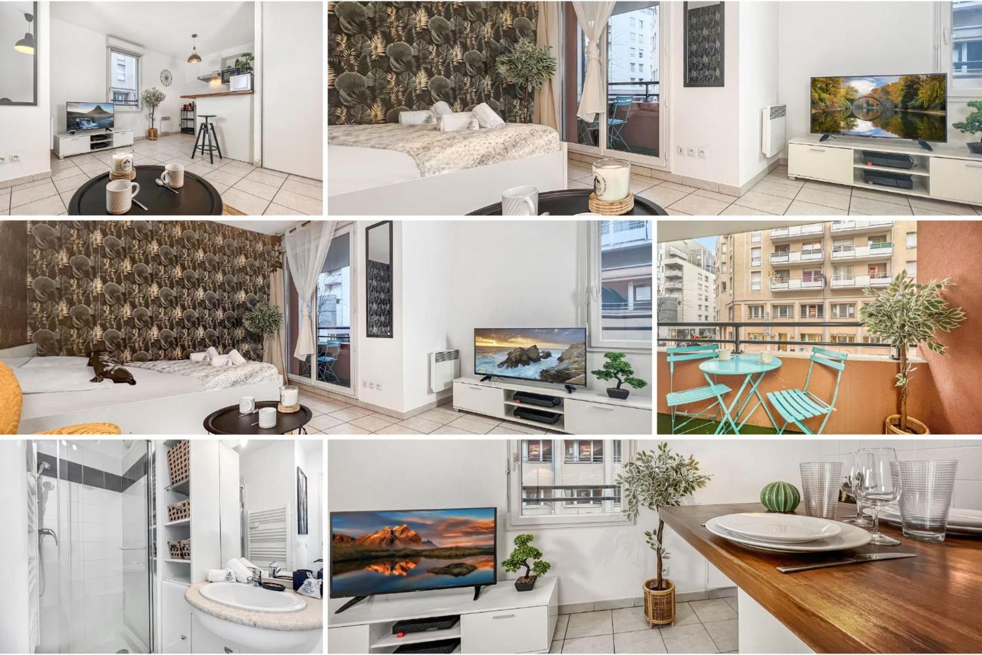 Homey Wild - Proche Gare Et Tram - Proche Centre - Balcon Prive - Parking Prive - Wifi Gratuit อานมาส ภายนอก รูปภาพ